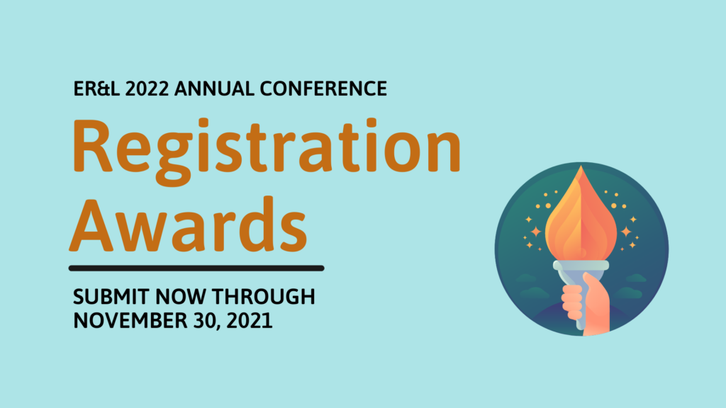 Blue background, hand carrying a torch